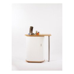 Furniture canteen shutter white - beech