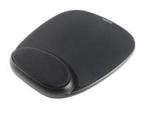 Mausmatte mit Handballenauflage in Gel Farbe schwarz