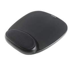 Alfombrilla de ratón ambidiestra y ergonómica Kensington Eco Gel con reposamuñecas, color negro