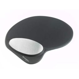 Mousepad with wrist support black - grey