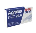 Boite de 1000 agrafes 24/6 galvanisées