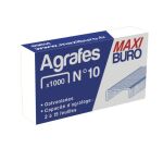 Boîte de 1000 agrafes n°10 galvanisées - Maxiburo