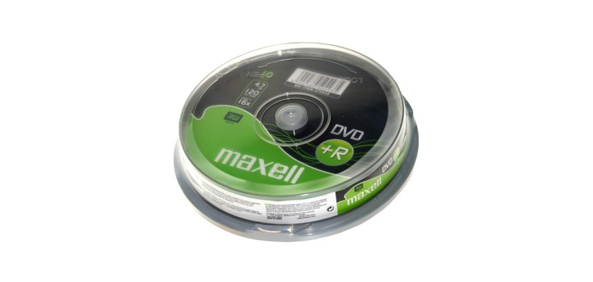 Bobina 10 DVD+R Maxell 16X