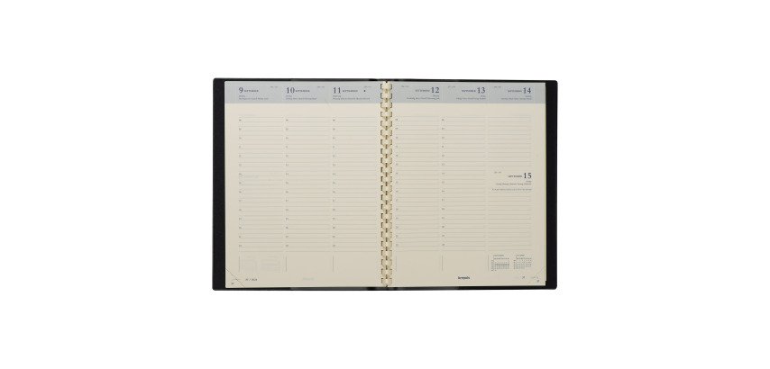 Diary 2027 Brepols Concorde spiral - 21 x 27 cm