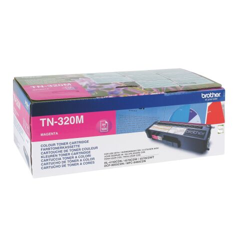 Brother TN320 tóner original magenta