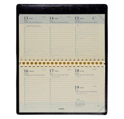 Agenda semainier Omniplan Brepols version 2026 couleurs aléatoires