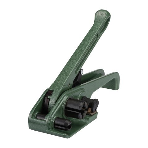 Tensor cortador para fleje de plástico y textil