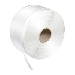 Bobine de cerclage feuillard textile 13 mm x 1100 mètres- Lot de 2