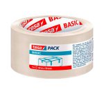Cinta adhesiva polipropileno 41 micras Tesa Pack Basic transparente 66 m x 50 mm
