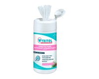 Lingettes nettoyantes désinfectantes mains Wyritol - Boîte de 100