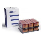 Boîte de rangement Avery pour 100 badges standards