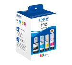 Pack 4 bouteilles encre 102 EPSON ecotank