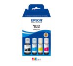 Pack 4 bouteilles encre 102 EPSON ecotank