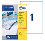 Etiquette adresse jet d'encre et laser 297 x 210 mm Avery 3478-100 blanche - Boîte de 100