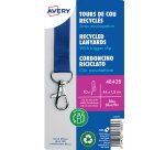 Cinta poliester reciclada con mosquetón para identificador