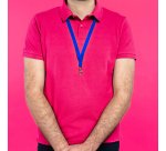 Cinta poliester reciclada con mosquetón para identificador