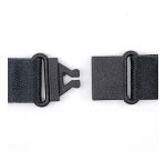 Tour de cou polyester recyclé pour badge avec mousqueton - pochette de 10