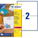 Ondoorzichtige maskeeretiketten laser 199,1 x 143,5 mm Avery wit - doos van 50