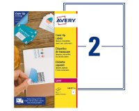Etiqueta opaca cubriente láser 199,6 x 143,5 mm Avery blanca - Caja de 50
