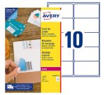Etiquette opaque de masquage laser 99,1 x 57 mm Avery blanche - Boîte de 250