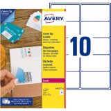 Etiquettes opaques de masquage laser 99,1 x 57 mm Avery blanche - Boîte de 250