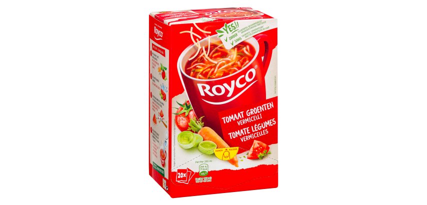 Soupe Royco Tomates légumes vermicelles - Boîte de 20 sachets