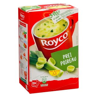 Royco Minute Soup classic pois au jambon, paquet de 25 sachets sur