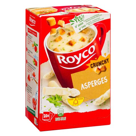 Soupe Royco Asperges Crunchy - Boîte de 20 sachets