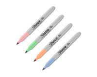 Subrayador Sharpie Fine colores surtidos pastel - Blíster 4 unidades