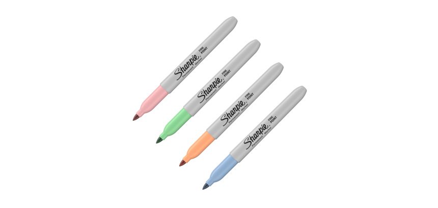 Subrayador Sharpie Fine colores surtidos pastel - Blíster 4 unidades