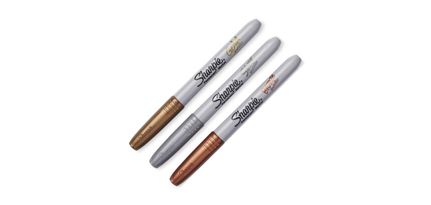 Rotuladores permanentes Sharpie Fine colores metálicos - Blíster 3 unidades