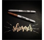 Rotuladores permanentes Sharpie Fine colores metálicos - Blíster 3 unidades