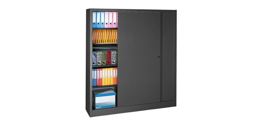 Metal Cabinet Large Volume - Jumbo sliding doors great depth H 200 x D 45 cm