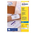 Etiquettes adresses jet d'encre 99,1 x 33,9 mm Avery J8162-40 - Pochette de 640