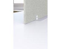 Separation screen B-Zen antibacterial wood L 120 x H 60 cm - Gray - with base