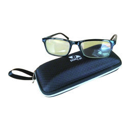 Glasses male blue light filter black frame