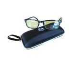 Lunette homme anti lumière bleue, monture noire