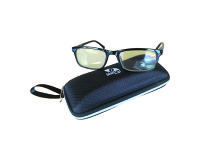 Lunette homme anti lumière bleue, monture noire