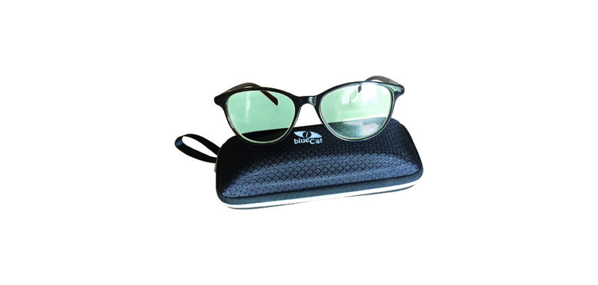 Lunettes femme anti lumière bleue, monture noire