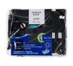 Ruban laminé 18 mm blanc écriture noire