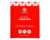 Cinta Bruneau laminada 24 mm x 8 m blanco negro escritura - Brother TZE 251