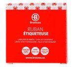 Ruban papier 12 mm blanc écriture noire