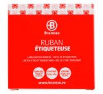 Ruban plastique 12 mm blanc écriture noire