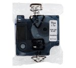 Cinta Bruneau poliéster 19 mm x 7 m blanco negro escritura - Dymo D1 45803