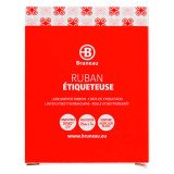 Ruban polyester 19 mm blanc écriture noire