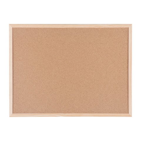 Tablero corcho con marco madera Bi Silque 45 x 60 cm