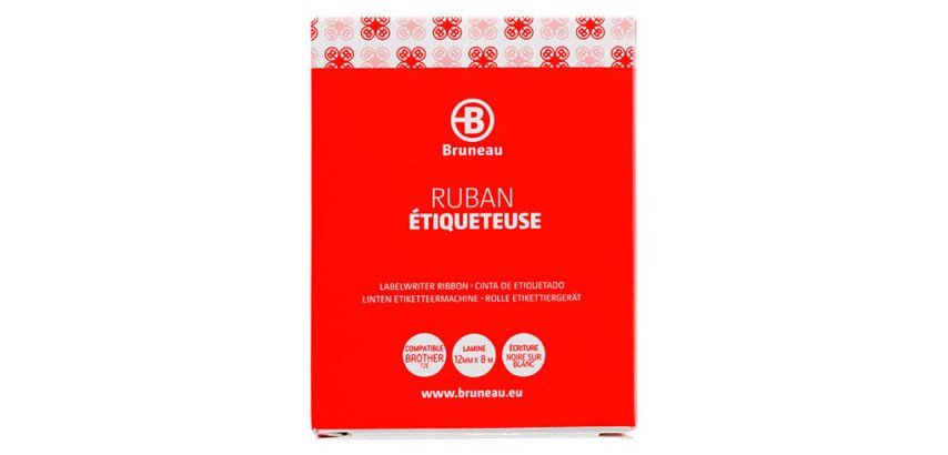 Bedeutet "12 mm weißes Band, schwarze Schrift" 