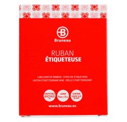 Cinta Bruneau laminada 9 mm x 8 m blanco negro escritura - Brother TZE 221