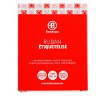 Ruban laminé 9 mm blanc écriture noire