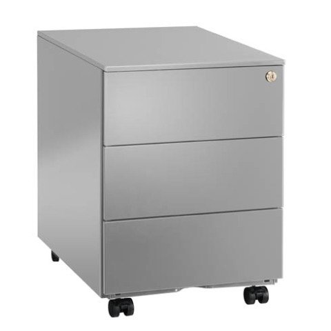 Cajonera metálica móvil Aluminio 3 cajones Excellens Bruneau